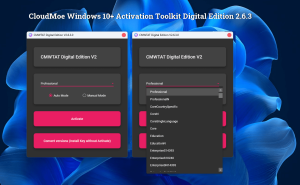CloudMoe Windows 10-11 Activation Toolkit 2.7.1