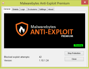 Malwarebytes Anti-Exploit Premium 1.13.1.585