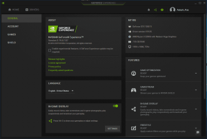 NVIDIA GeForce Experience 3.28.0.417