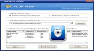 PCUnlocker Enterprise Edition 5.6